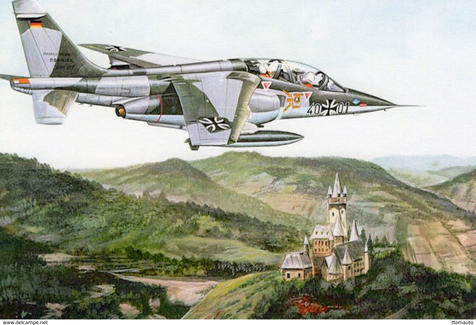 Dornier Alfa   (German Air Force)  -  Art Card  -  CPM - 1946-....: Moderne