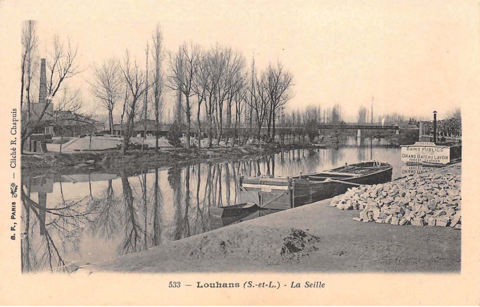 71 - Louhans - La Seille - Grand Bateau Lavoir - Louhans