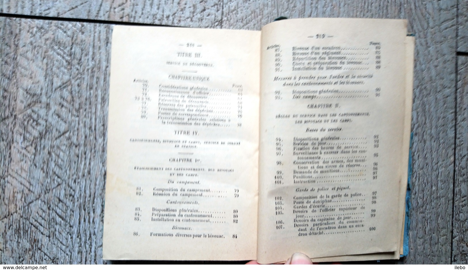 Instruction Pratique Sur Le Service De La Cavalerie En Campagne 1884 Orientation Dynamite Militaria - Français