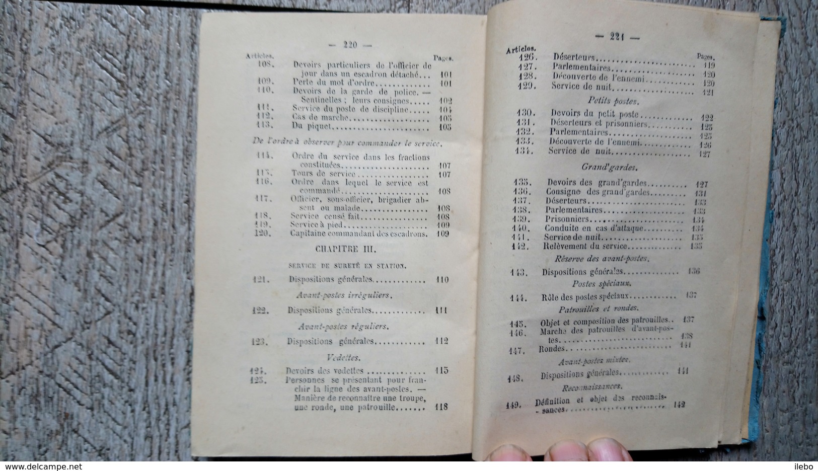 Instruction Pratique Sur Le Service De La Cavalerie En Campagne 1884 Orientation Dynamite Militaria - Français