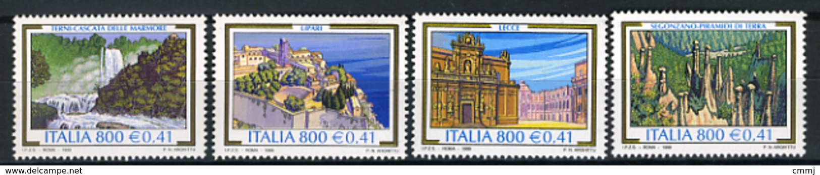 1999 -  Italia - Italy -  Catg Unif. 2442/2445 - Mint - MNH - 1991-00:  Nuovi