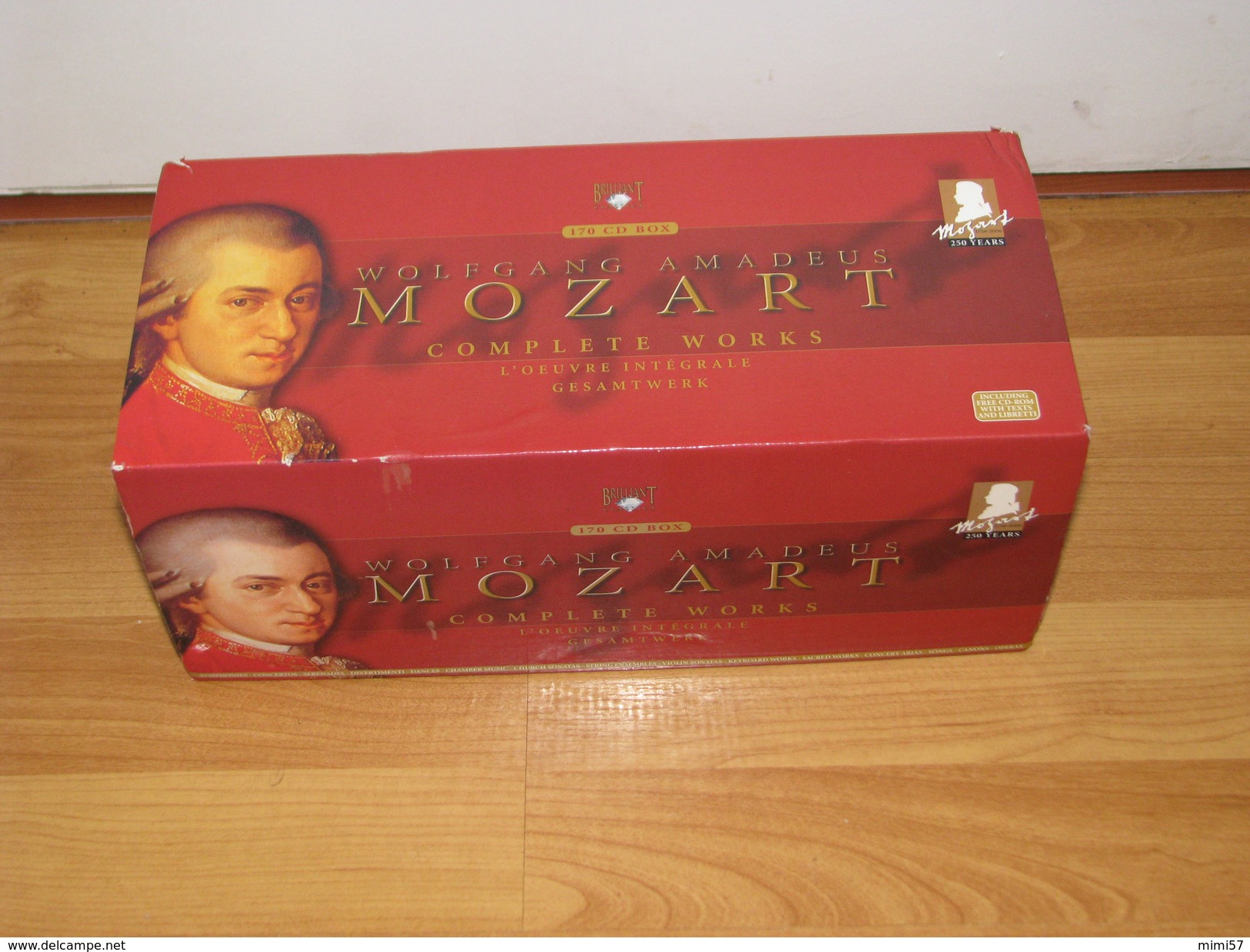 MOZART Collection Oeuvre Compléte De 170 C.D. - Complete Collections