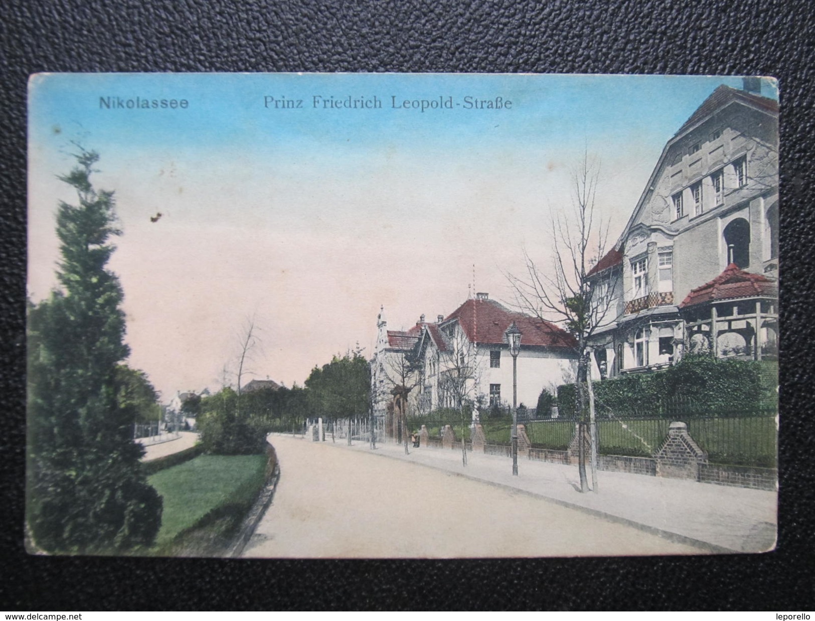 AK BERLIN STEGLITZ NIKOLASSEE Prinz Friedrich Leopold Strasse Ca.1910  //// D*25450 - Steglitz
