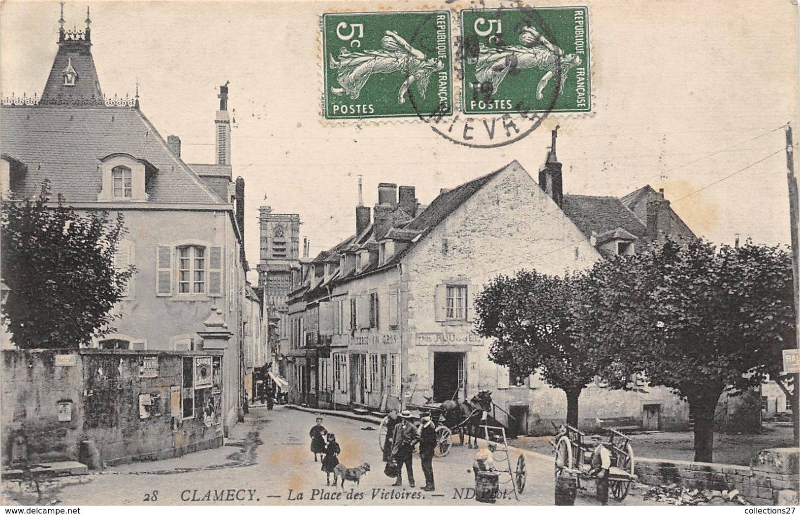 58-CLAMECY- PLACE DES VICTOIRES - Clamecy