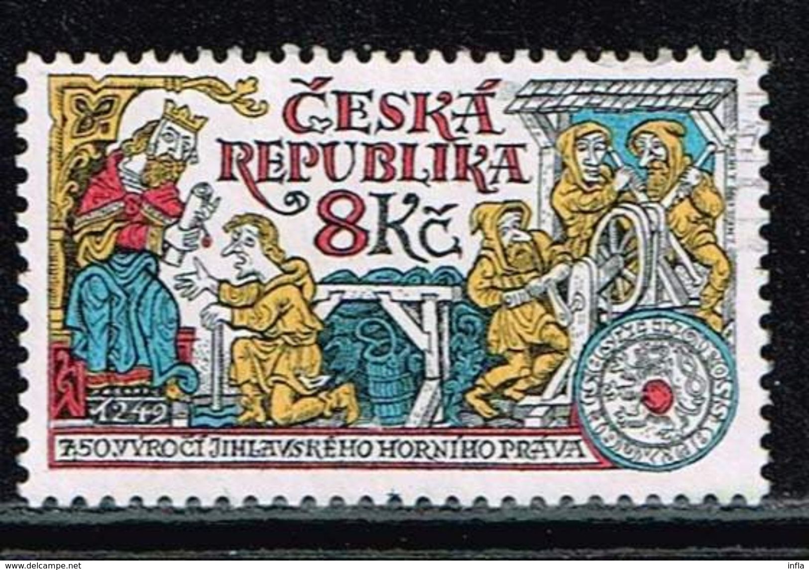 Tschechien 1999, Michel# 223 O 750th Anniversary Of Jihlava Mining Rights - Used Stamps