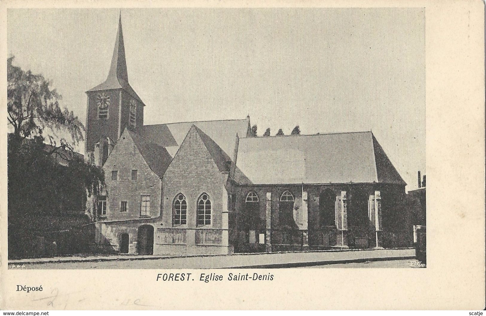Forest.  -   Eglise Saint-Denis.   1900 - Vorst - Forest
