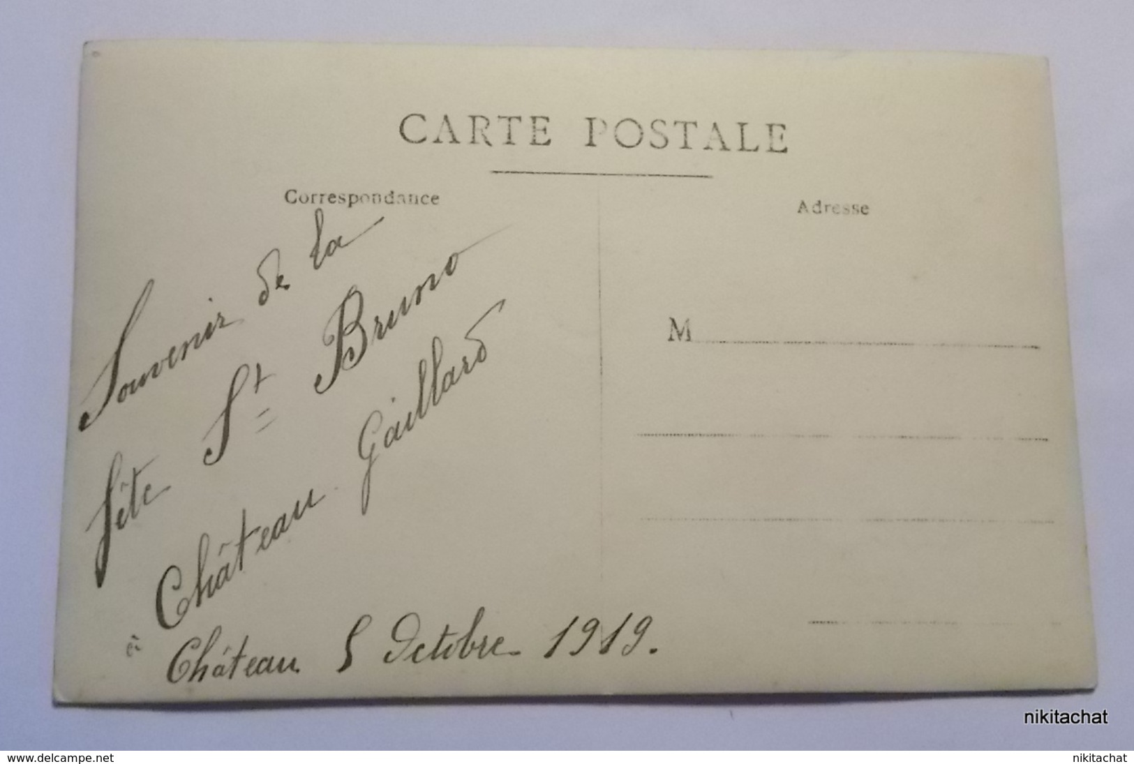 CHATEAU GAILLARD(01)-Fête De La Saint Bruno 1919-Carte Photo - Non Classés