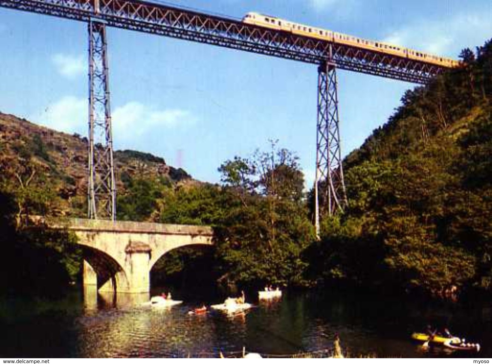 03 Viaduc De ROUZAT Vallee De La Sioule, Train - Autres & Non Classés