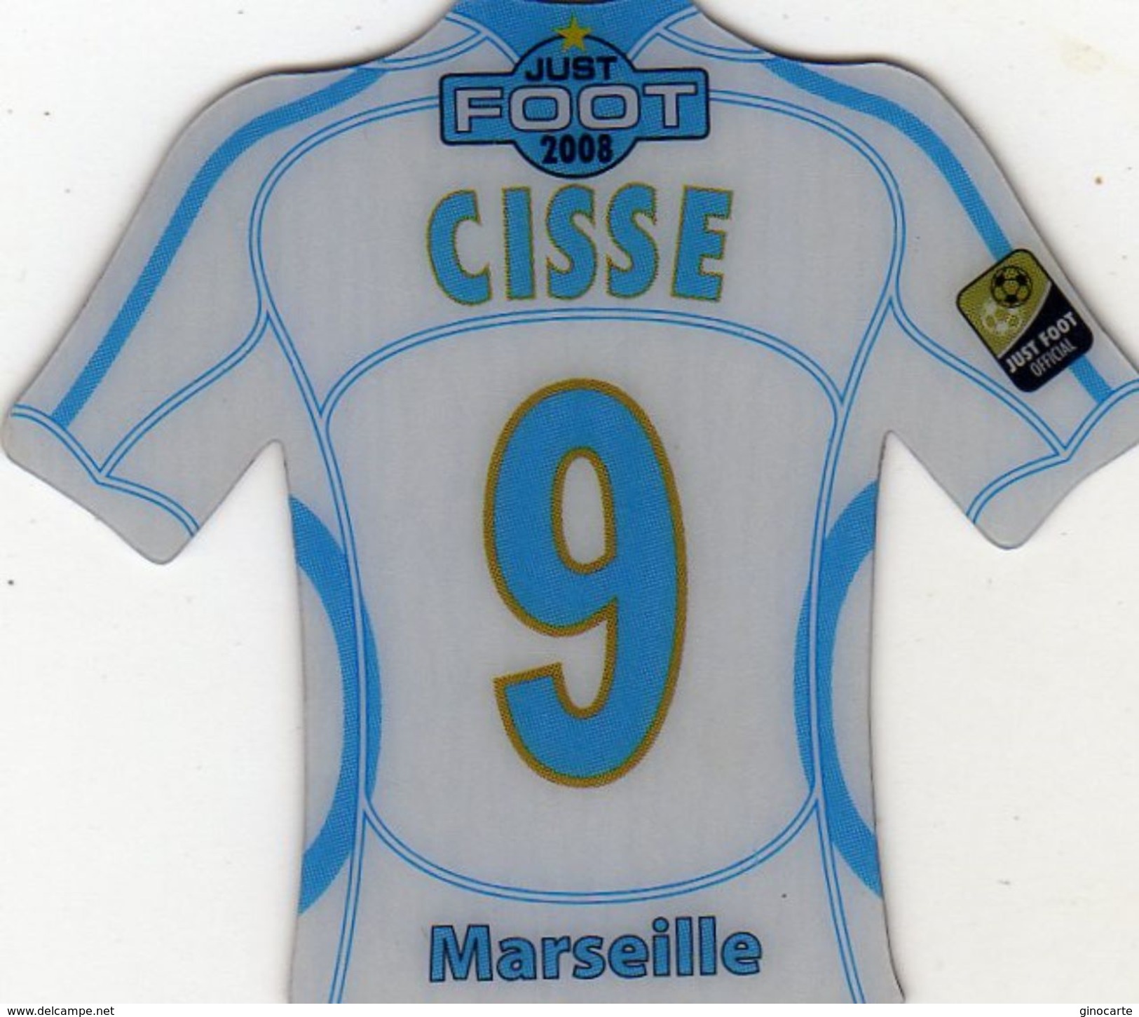 Magnet Magnets Maillot De Football Pitch Marseille Cissé 2008 - Sports