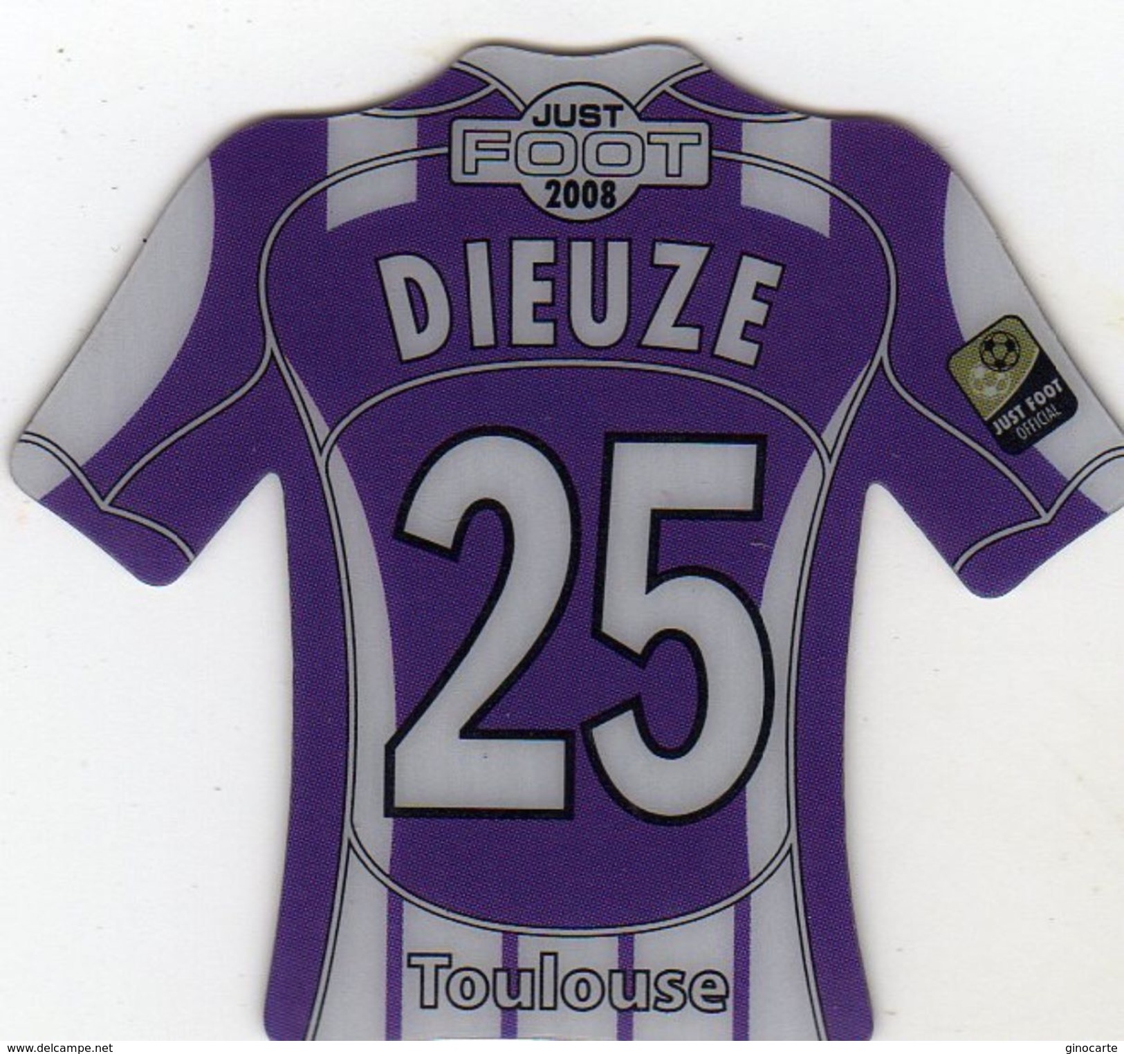 Magnet Magnets Maillot De Football Pitch Toulouse Dieuze 2008 - Sport