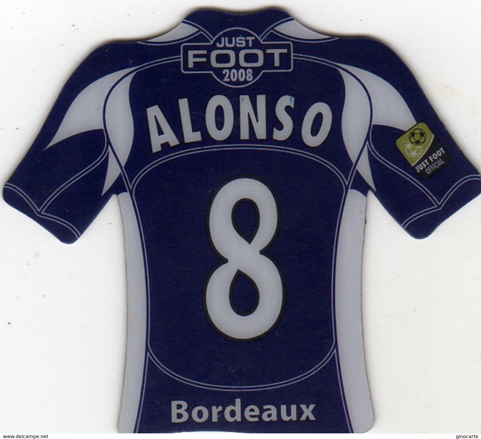 Magnet Magnets Maillot De Football Pitch Bordeaux Alonso 2008 - Sport