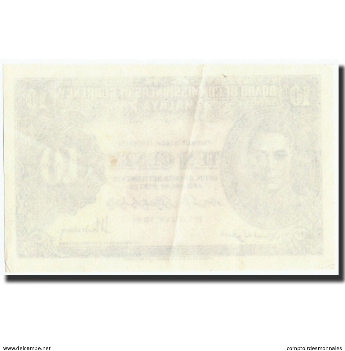 Billet, MALAYA, 10 Cents, 1941, 1941-07-01, KM:8, SUP+ - Malaysia