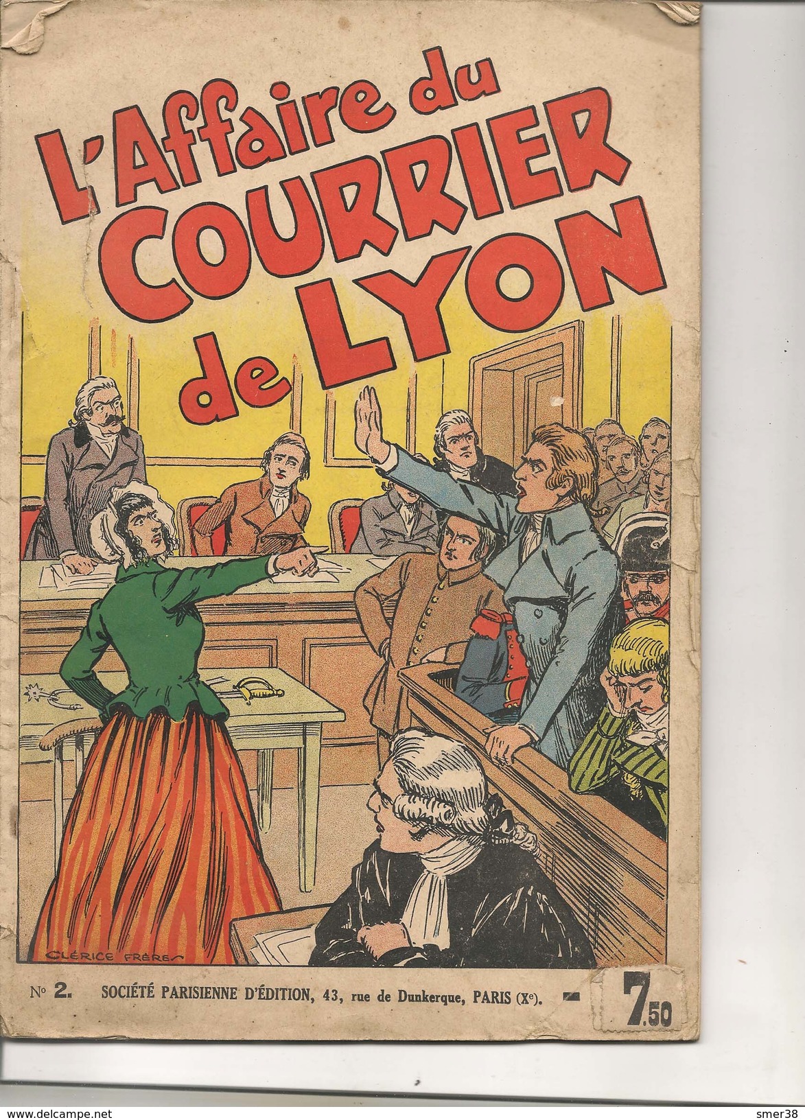 L'affaire Du Courrier De LYON - N°2 - A Suivre