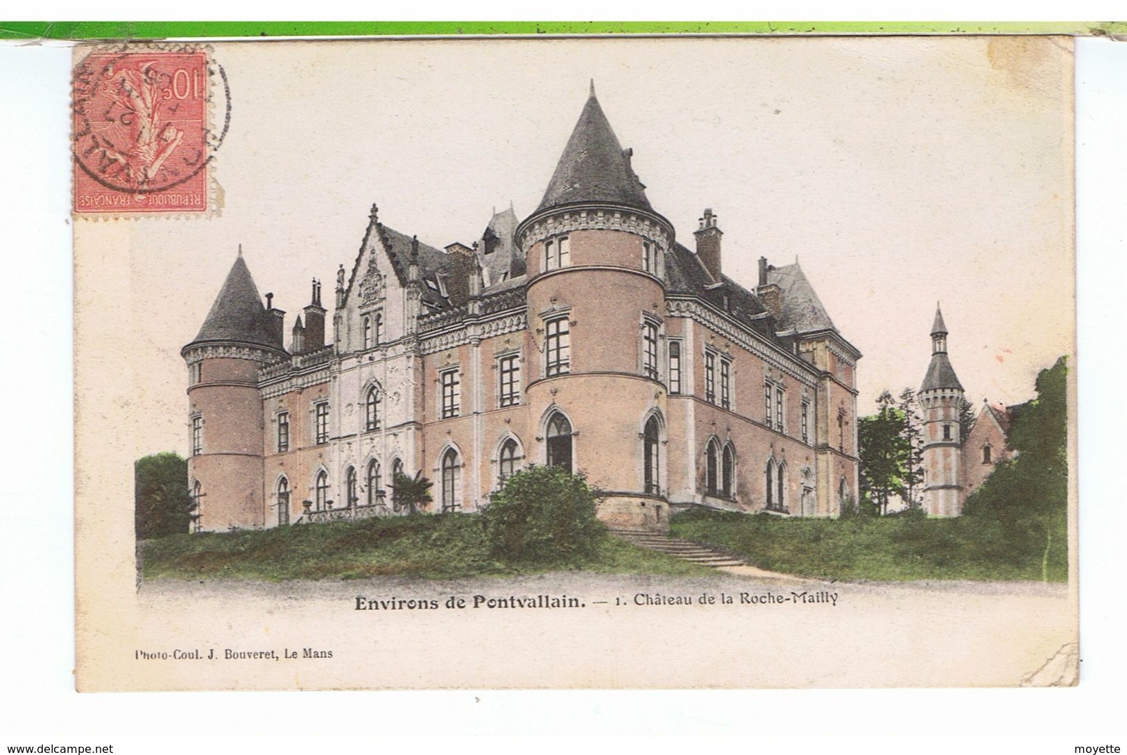 CPA-72-1906-PONTVALLAIN-ENVIRONS-LE CHÂTEAU DE LA ROCHE-MAILLY- - Pontvallain