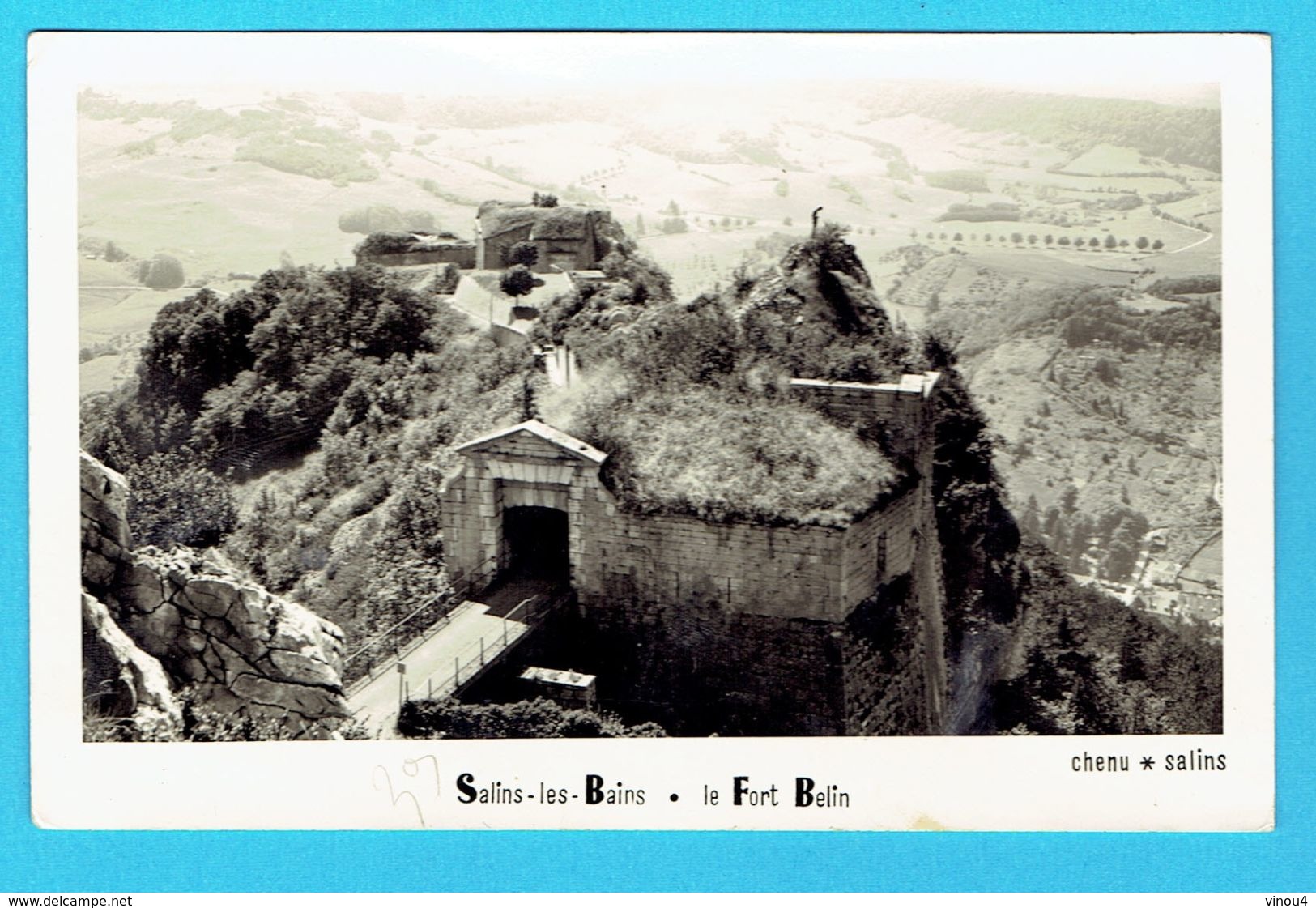 CPSM SALINS LES BAINS Le Fort Belin Canton Arbois 39 Jura - Autres & Non Classés