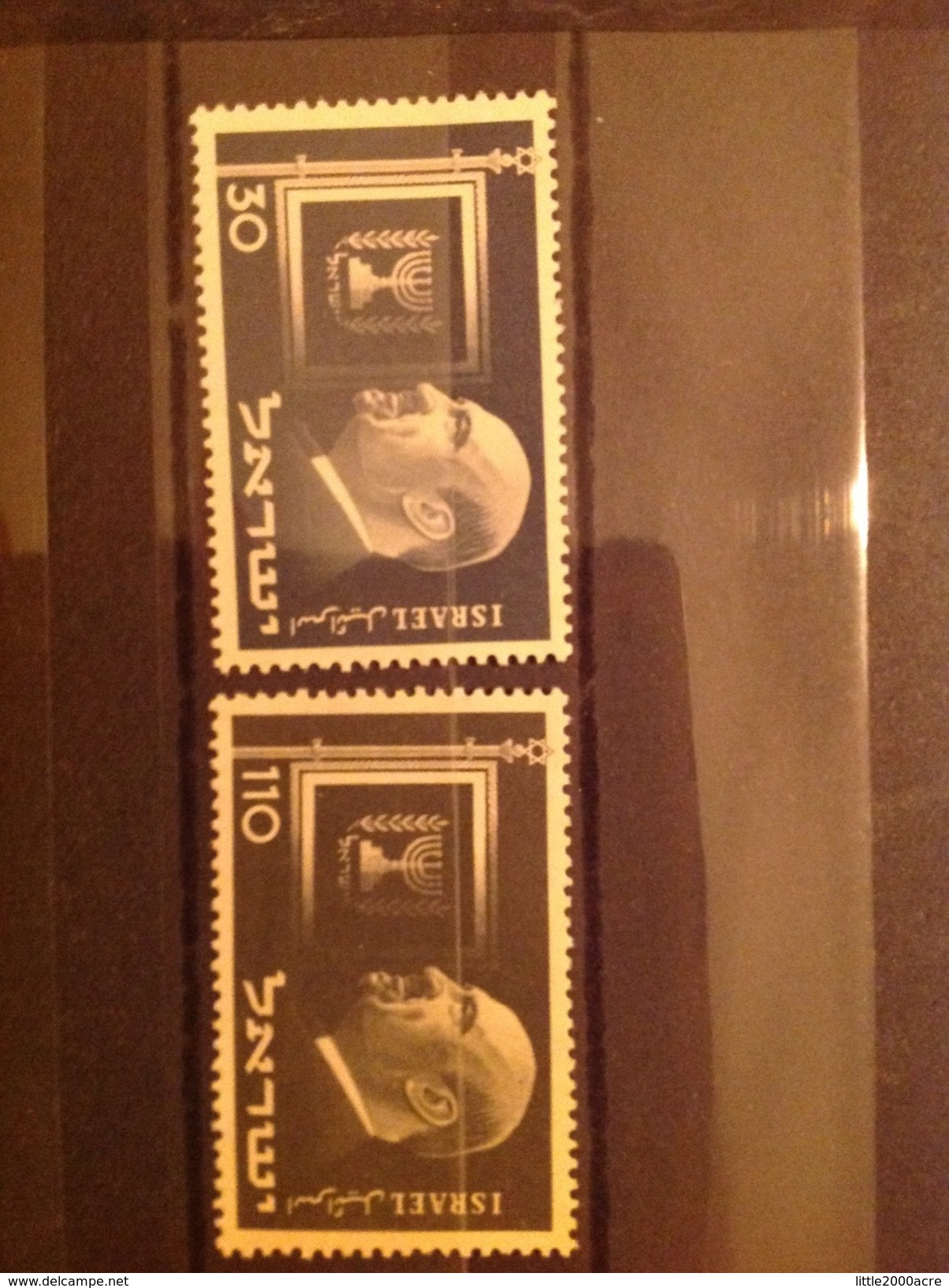Israel 1952 Death Of First President Mint SG 73-4 Yv 62-3 - Unused Stamps (without Tabs)