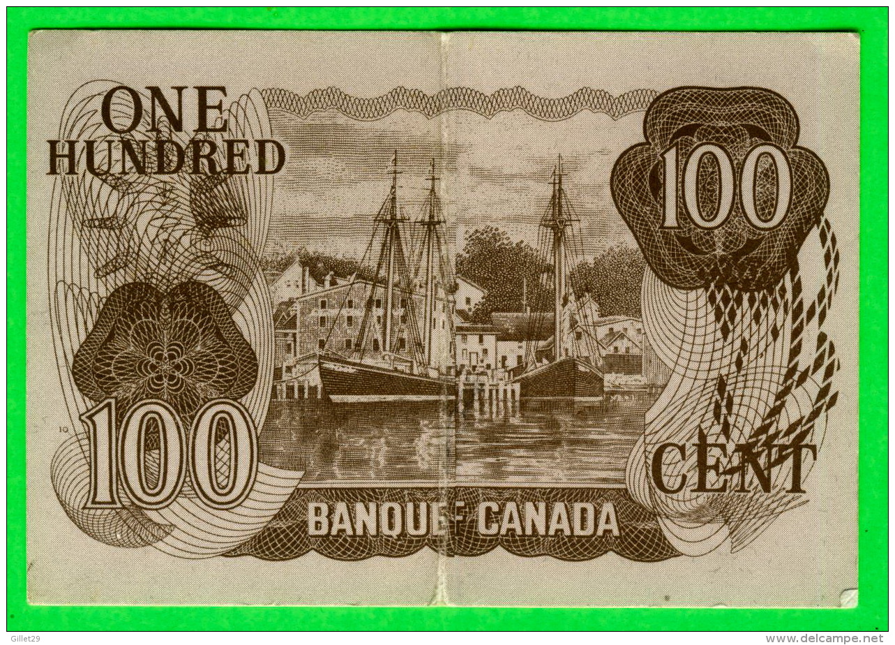 CARTES DE VISITE -  BÉTON MOBILE DES CANTON LTÉE, GRANBY, QUÉBEC - ONE HUNDRED CENT, BANQUE DU CANADA - - Visiting Cards