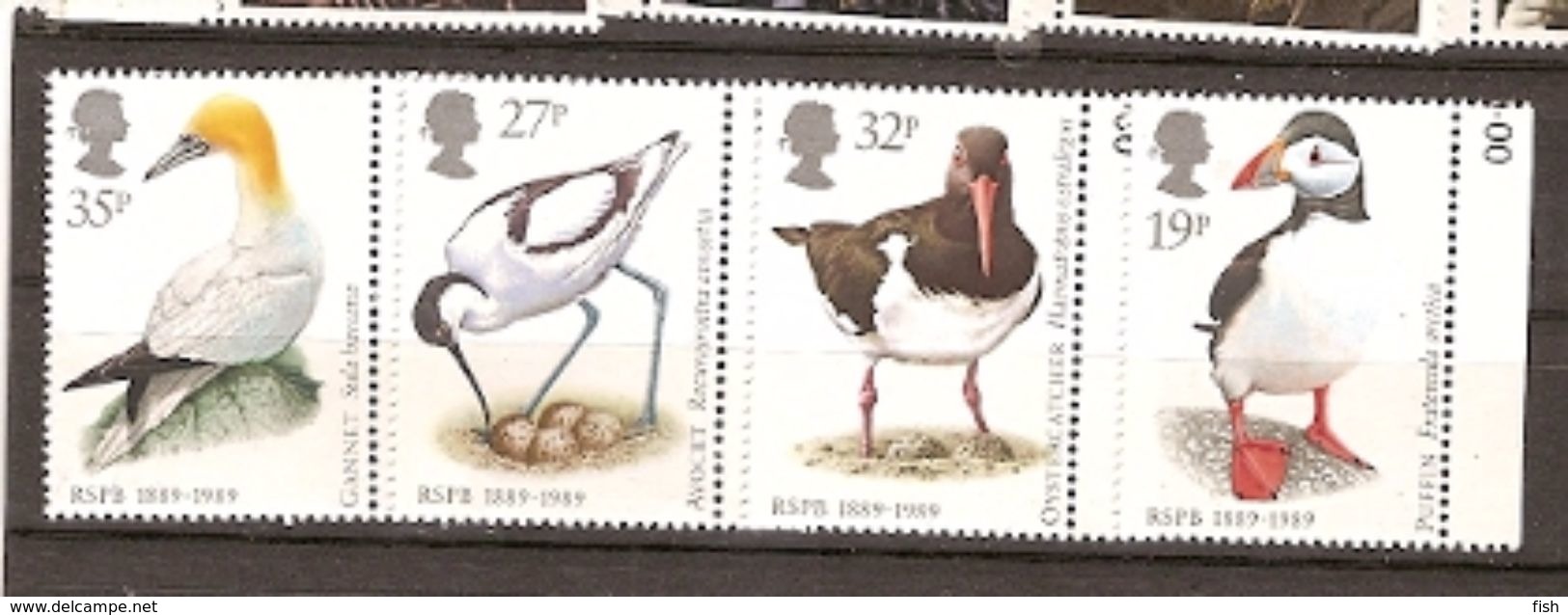 Great Britain ** & Centenary Of The Royal Association, Protection Of Birds 1989 (1185) - Albatros