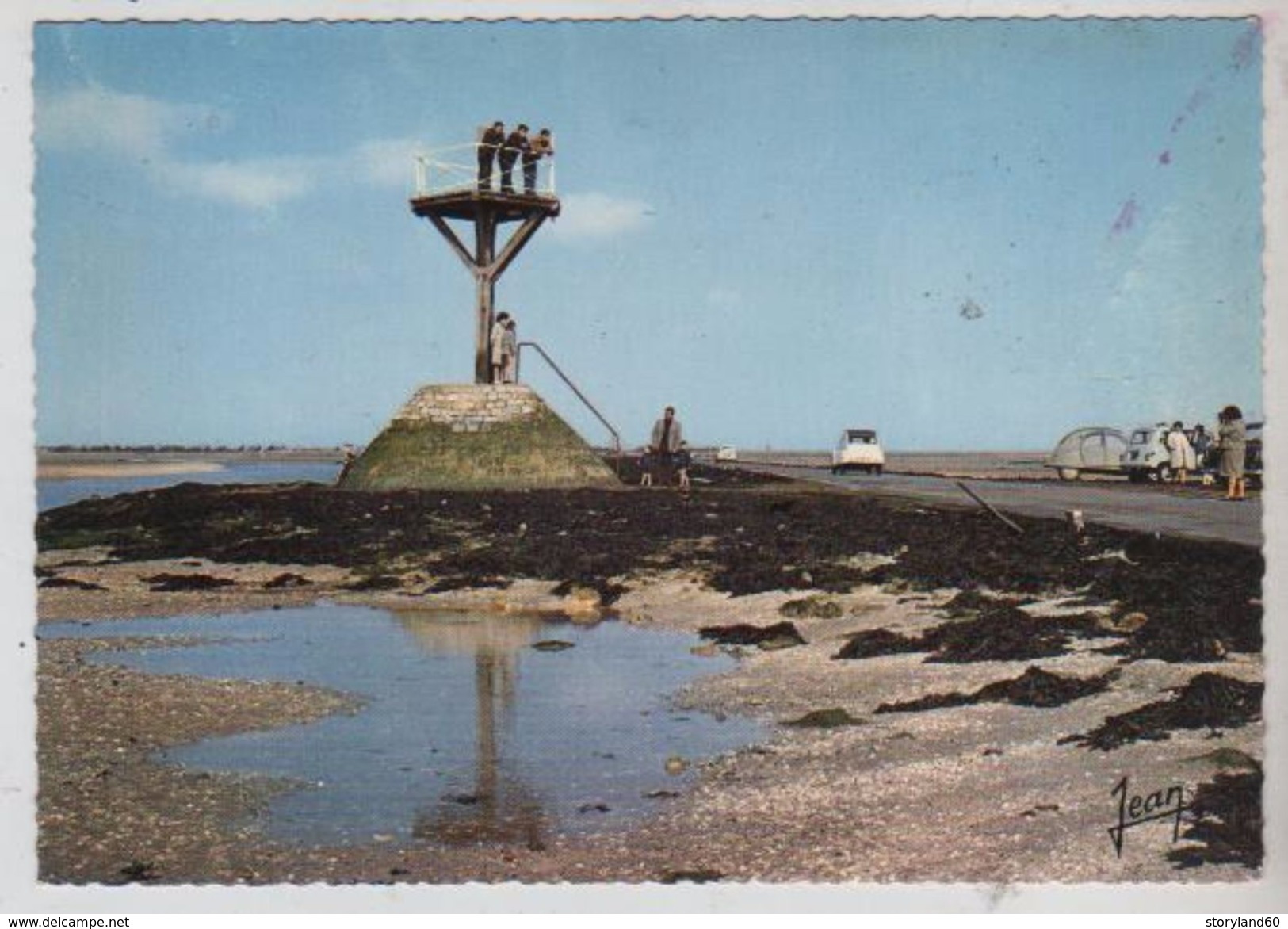 Cpm 8510099 La Vendée Une Balise Sur Le Gois - Ile De Noirmoutier