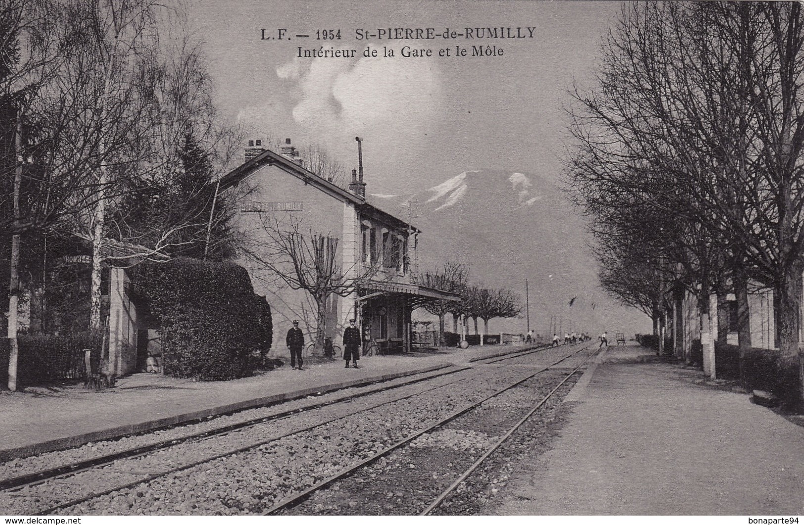 St-PIERRE-de-RUMILLY (74) - Intérieur De La Gare Et Le Môle - Autres & Non Classés