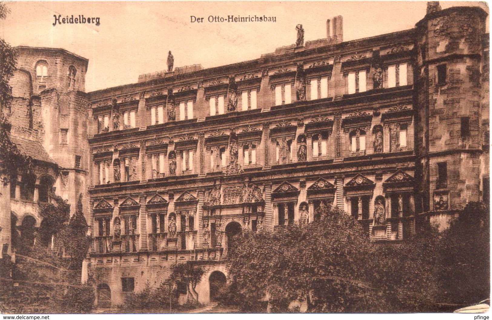 Heidelberg - Der Otto-Heinrichsbau - Heidelberg