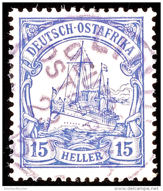 LINDI 23 2 15 (Kriegsdatum) Auf 15 Heller Schiffszeichnung Mit Wz., Katalog: 33 OLINDI 23 2 15 (war Date) On 15... - Afrique Orientale