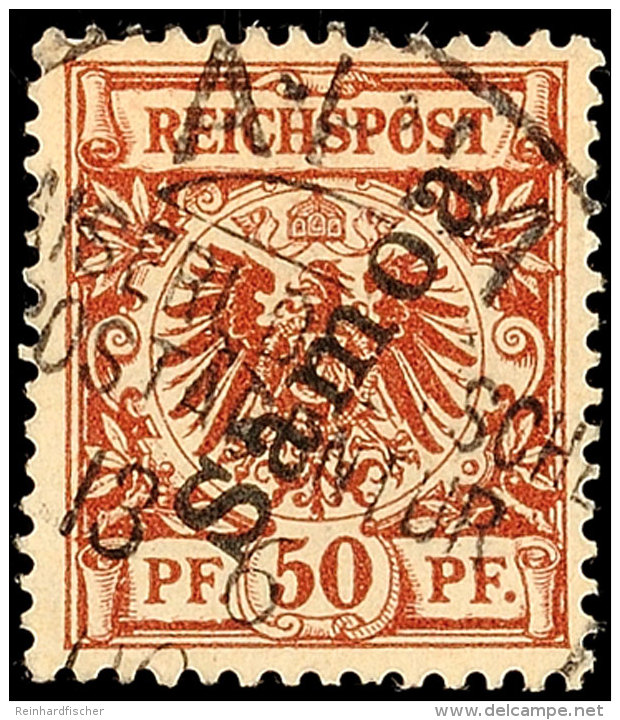 50 Pf. Tadellos Gestempelt, Mi. 85.-, Katalog: 6 O50 Pf. Neat Cancelled, Michel 85.-, Catalogue: 6 O - Samoa