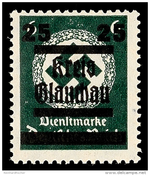 25 Auf 6 Pf. Tadellos Postfrisch, Gepr. Penning BPP, Mi. 55.-, Katalog: 32 **25 On 6 Pf. In Perfect Condition... - Glauchau