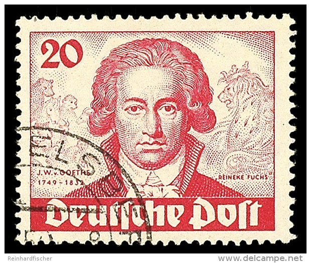 20 Pfg Goethe Tadellos Gestempelt, Mi. 70.-, Katalog: 62 O20 Pfg Goethe Neat Cancelled, Michel 70.-, Catalogue:... - Autres & Non Classés