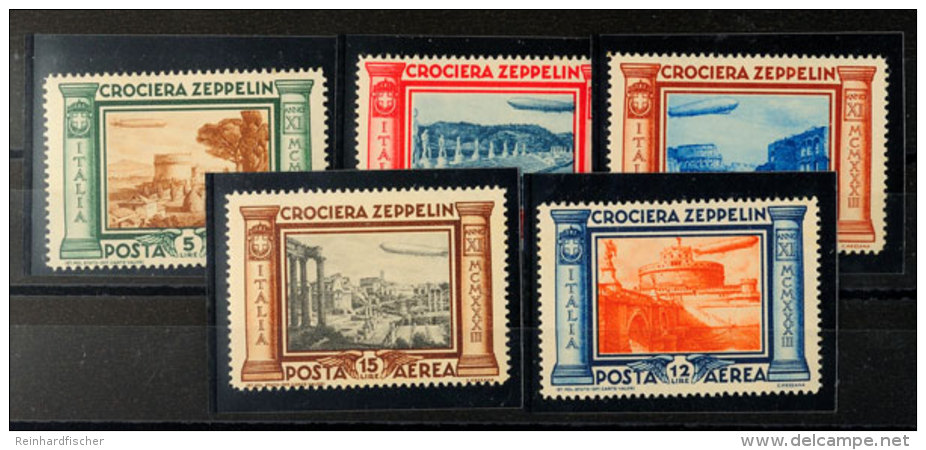 Zeppelin 5 L. - 20 L. Ohne 3L. Kpl., Postfrisch, Mi. 120,-, Katalog: 440/44 **Zeppelin 5 L. - 20 L. Without 3L.... - Non Classés