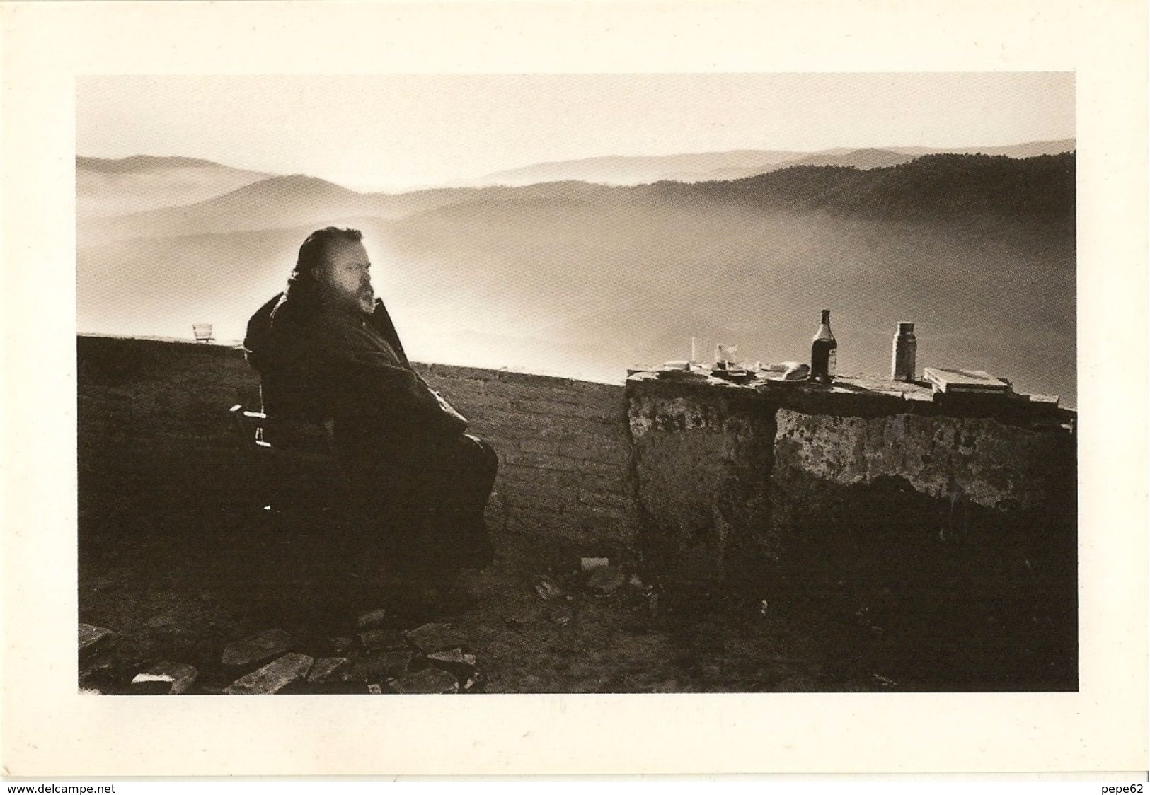 Orson Welles-pendant Le Tournage De Falstaff-1968--repro Cpm - Altri & Non Classificati