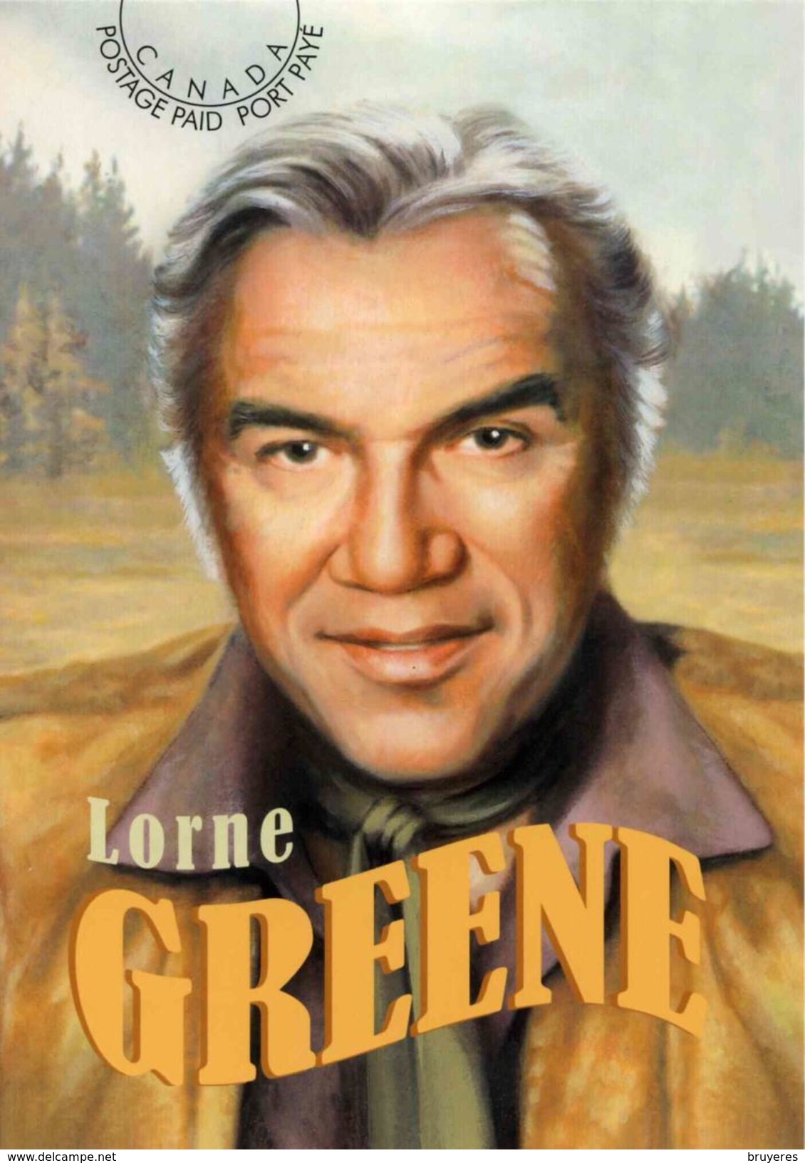 Entier Postal De 2006 Sur Carte Postale Avec Timbre Et Illust. "Canadiens à Hollywood : Lorne GREENE" - 1953-.... Reign Of Elizabeth II