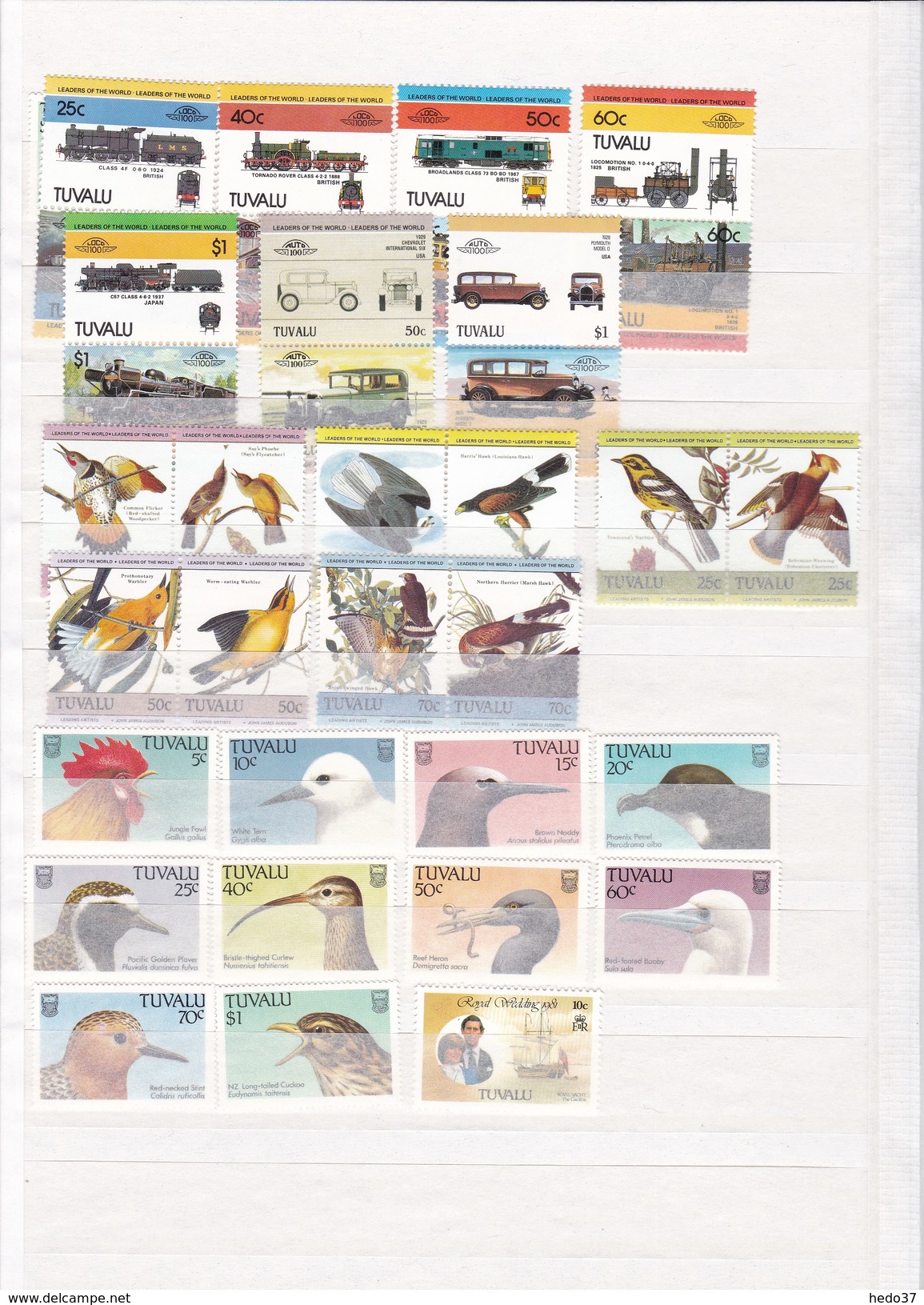 Tuvalu - Collection Timbres Neufs ** Sans Charnière - Superbe - 11 Scans - Tuvalu