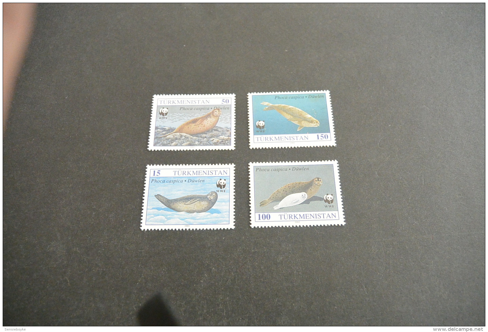 K12177- Set MNH   Turkmenistan 1993 -  Sea Life - Ongebruikt