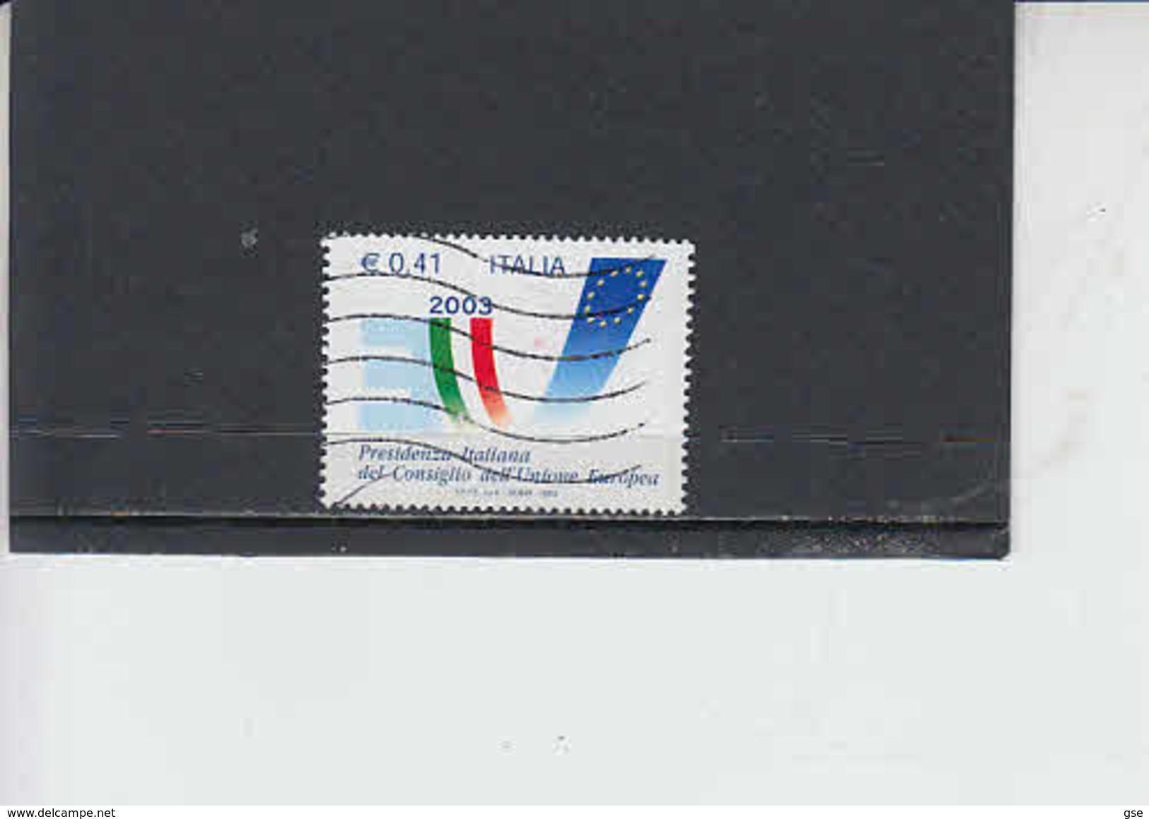 ITALIA 2003 - Sassone  2695° - Consiglio Europa - 2001-10: Usati