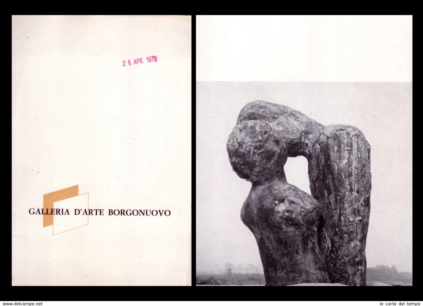 Catalogo Mostra Harry P. Rosenthal Scultore. Galleria D'Arte Borgonuovo - Milano Dal 28 Aprile 1970 - Arte, Architettura