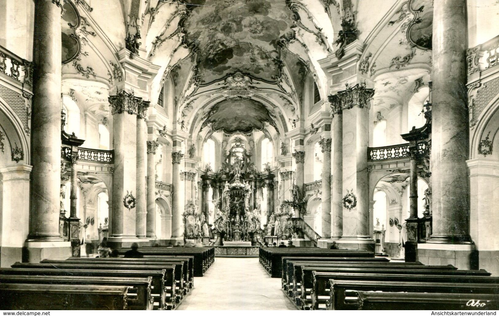 Wallfahrtskirche Vierzehnheiligen B. Lichtenfels - Innenansicht (000722) - Lichtenfels