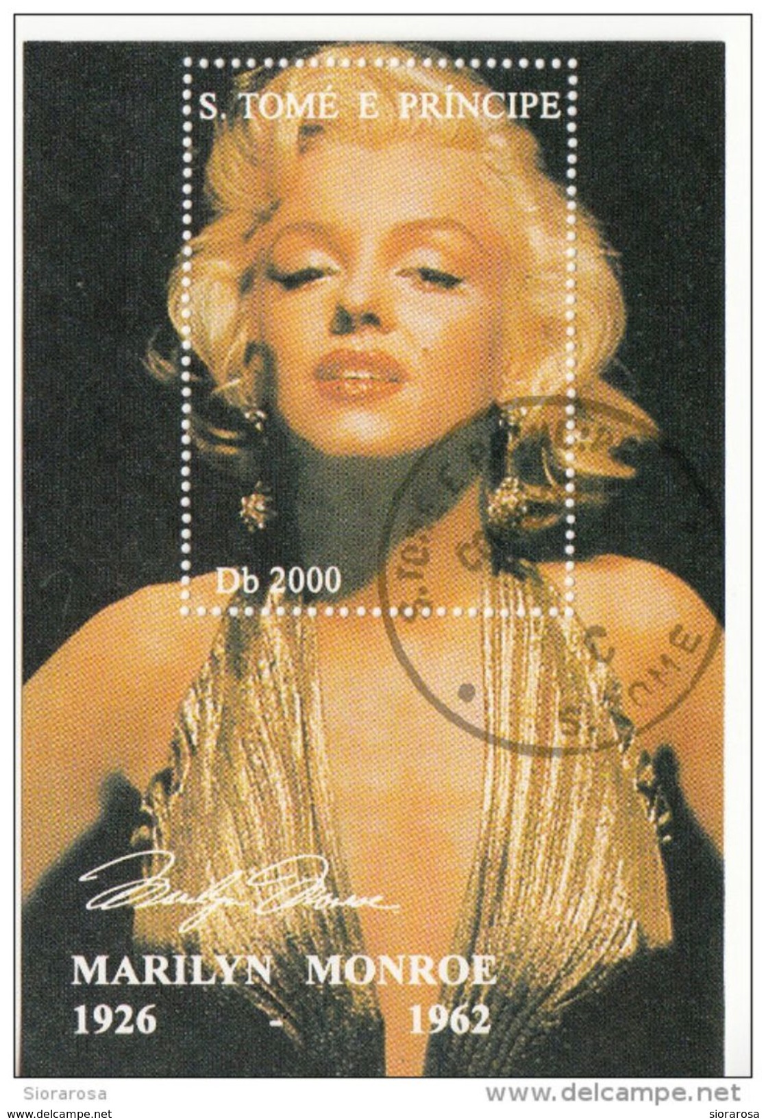 1169A S. Tome E Principe 1994 Attrici Marilyn Monroe Cinema Oscar Sheets Perf. Prince - Actores