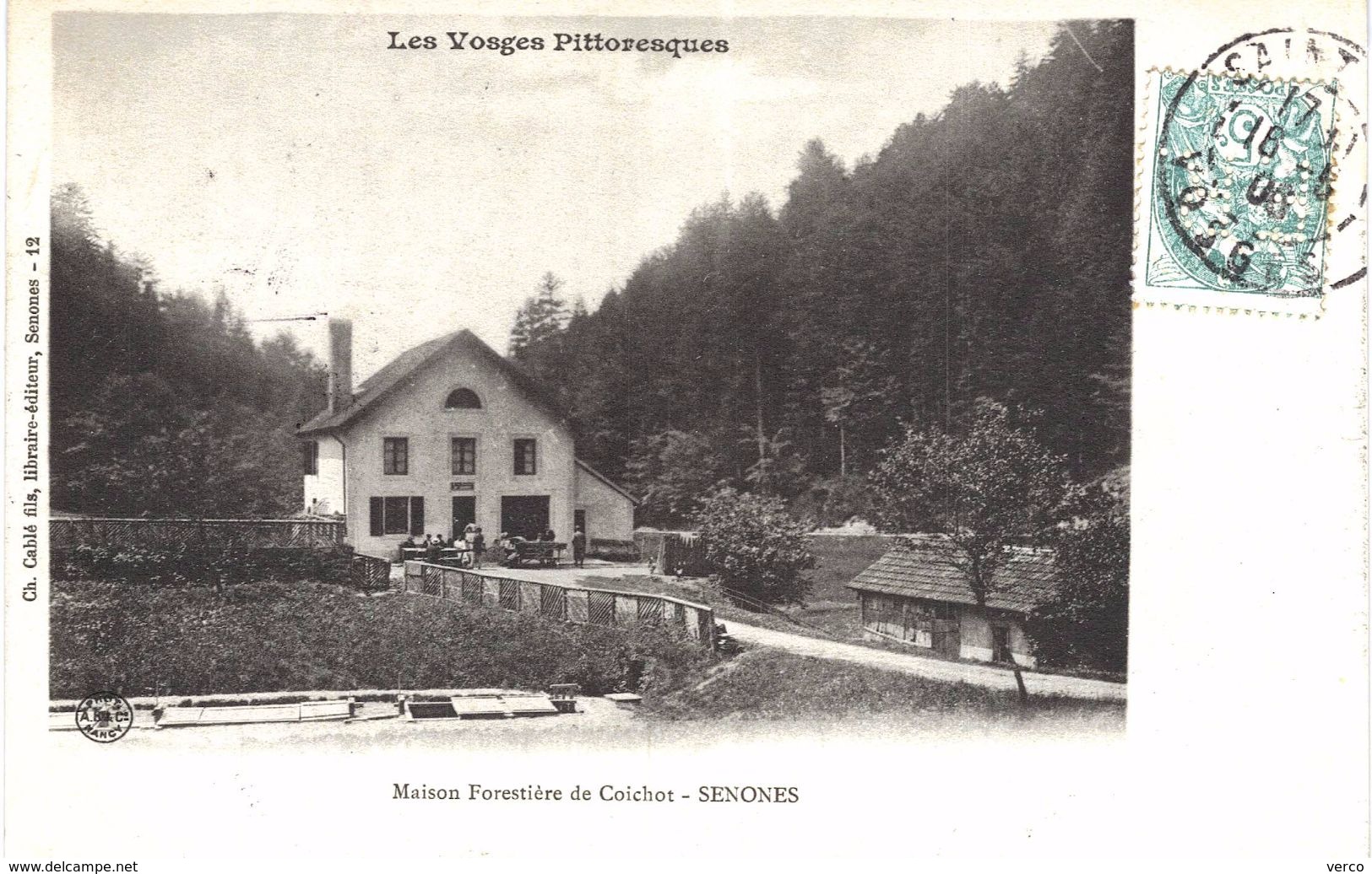 Carte Postale Ancienne De MAISON FORESTIERE "de SENONES" - Senones