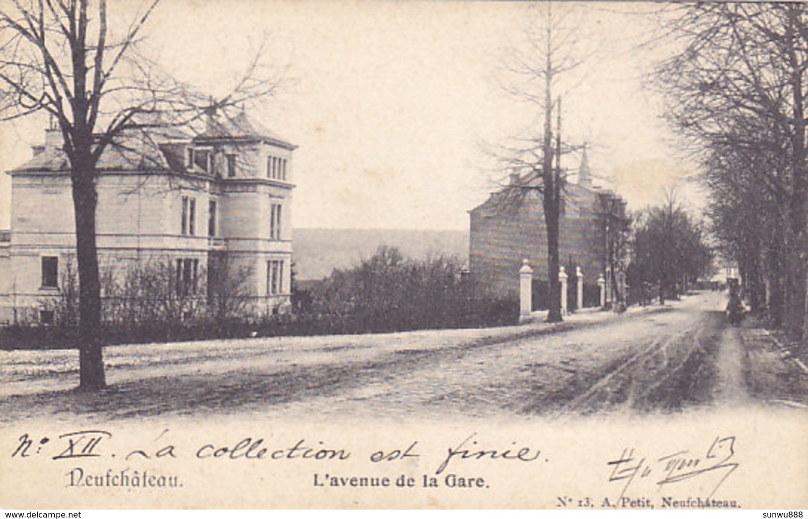 Neufchâteau - L'avenue De La Gare (A. Petit, 1903) - Neufchâteau