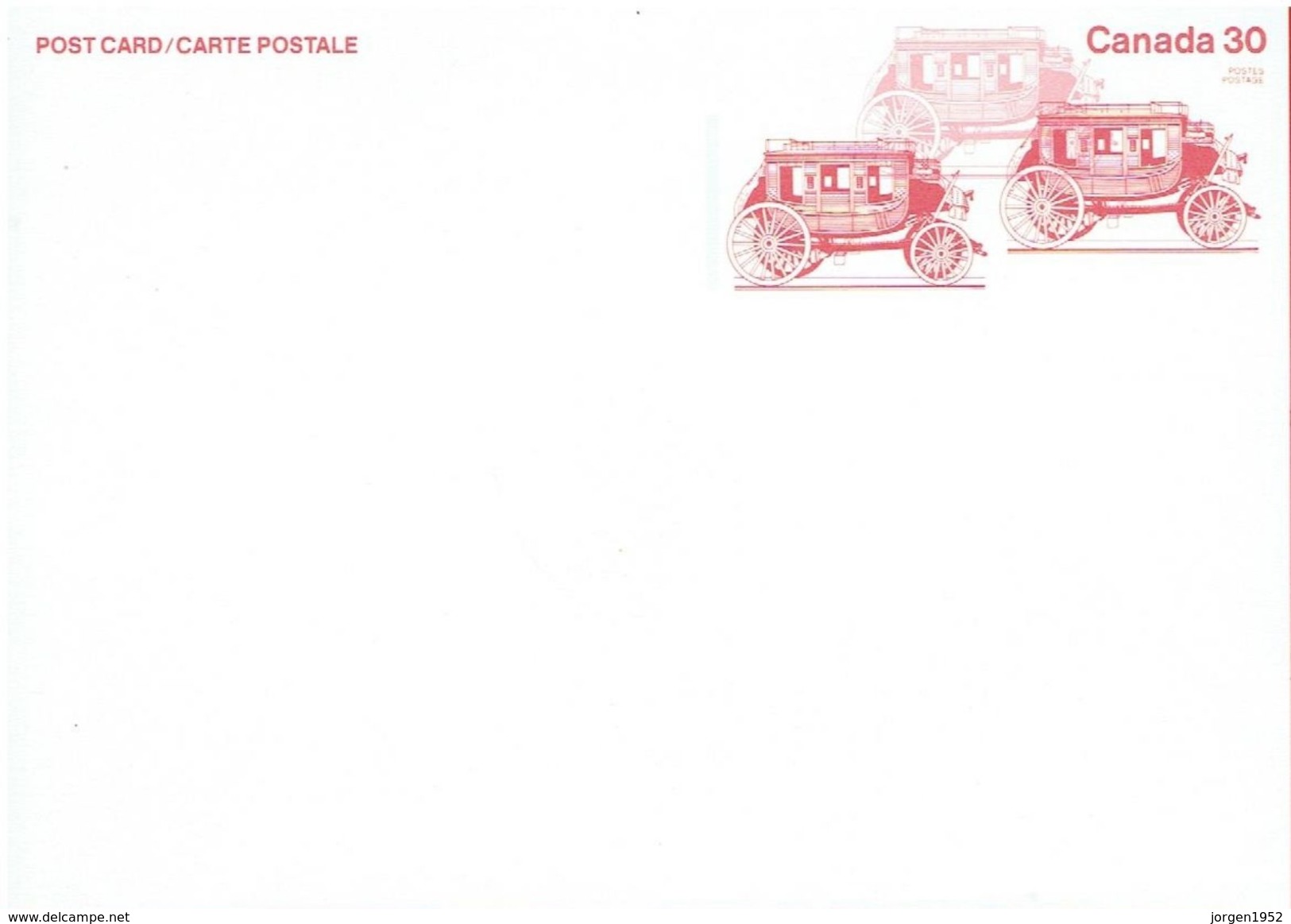 CANADA #  POST CARD - Cartes Illustrées Officielles