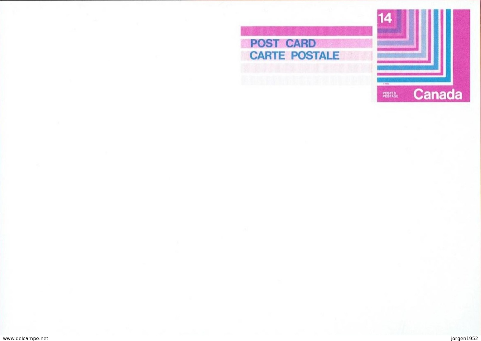 CANADA #  POST CARD - Cartoline Illustrate Ufficiali (della Posta)