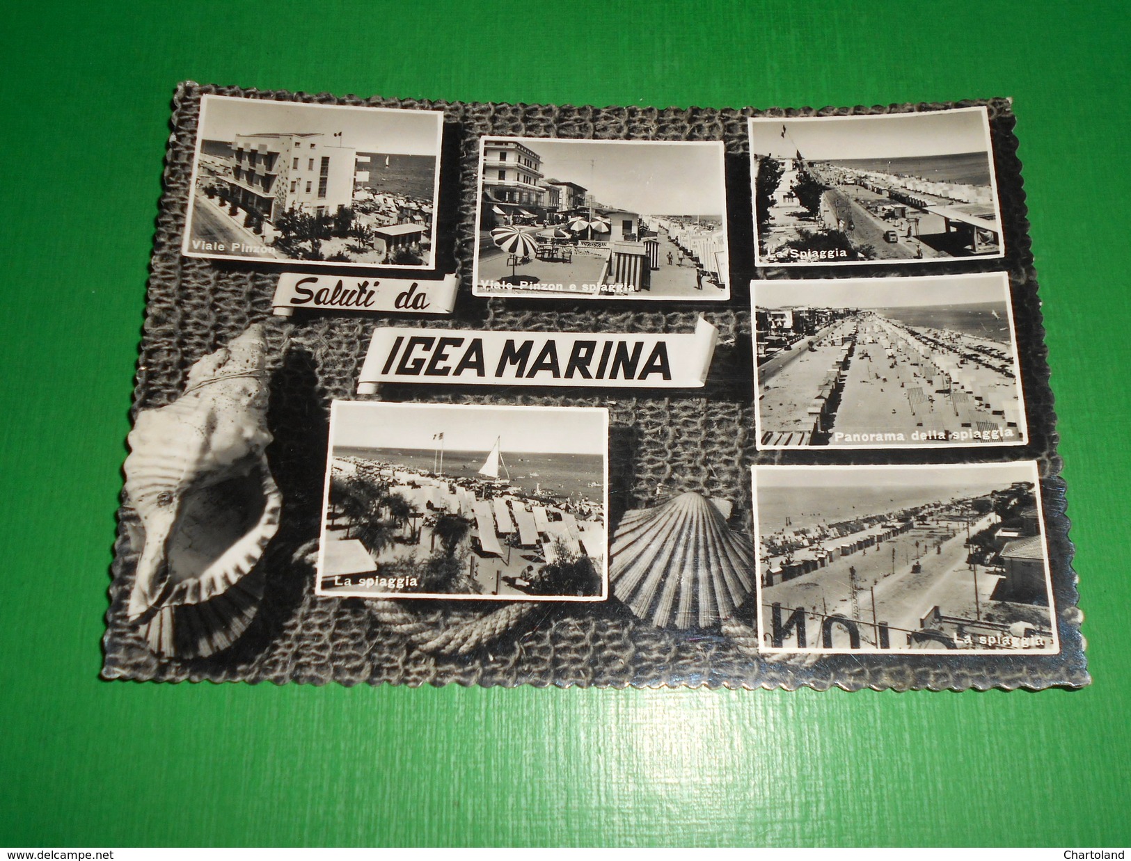 Cartolina Saluti Da Igea Marina - Vedute Diverse 1955 Ca - Rimini