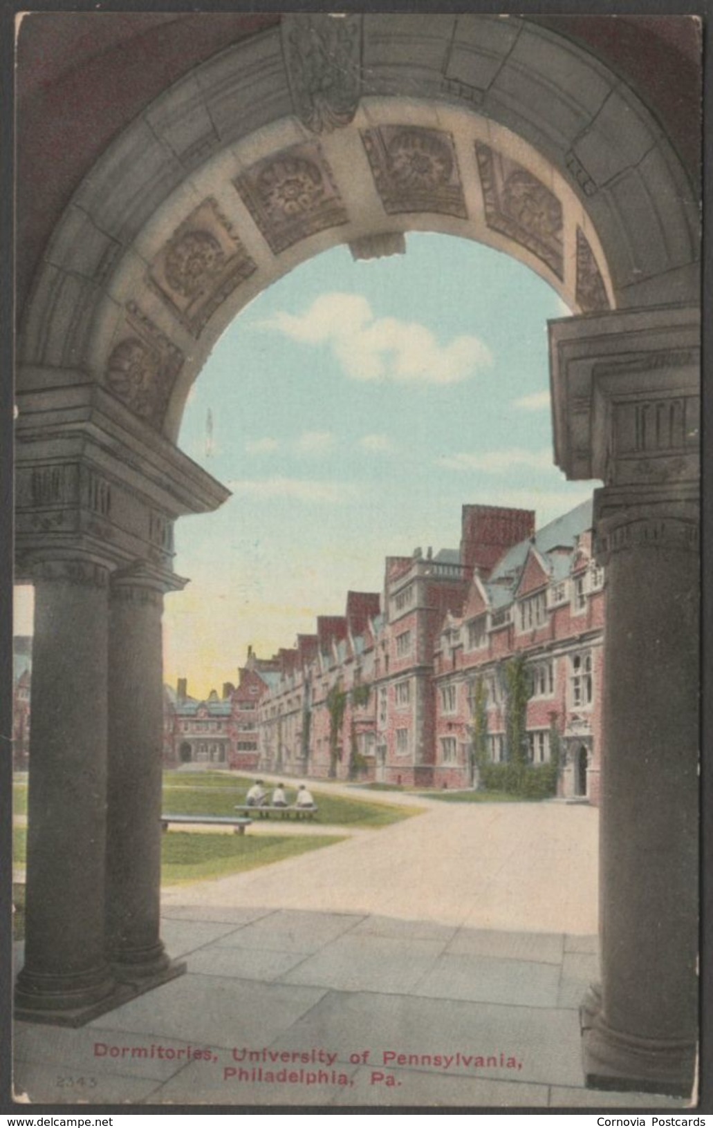 Dormitories, University Of Pennsylvania, Philadelphia, C.1910 - Postcard - Philadelphia