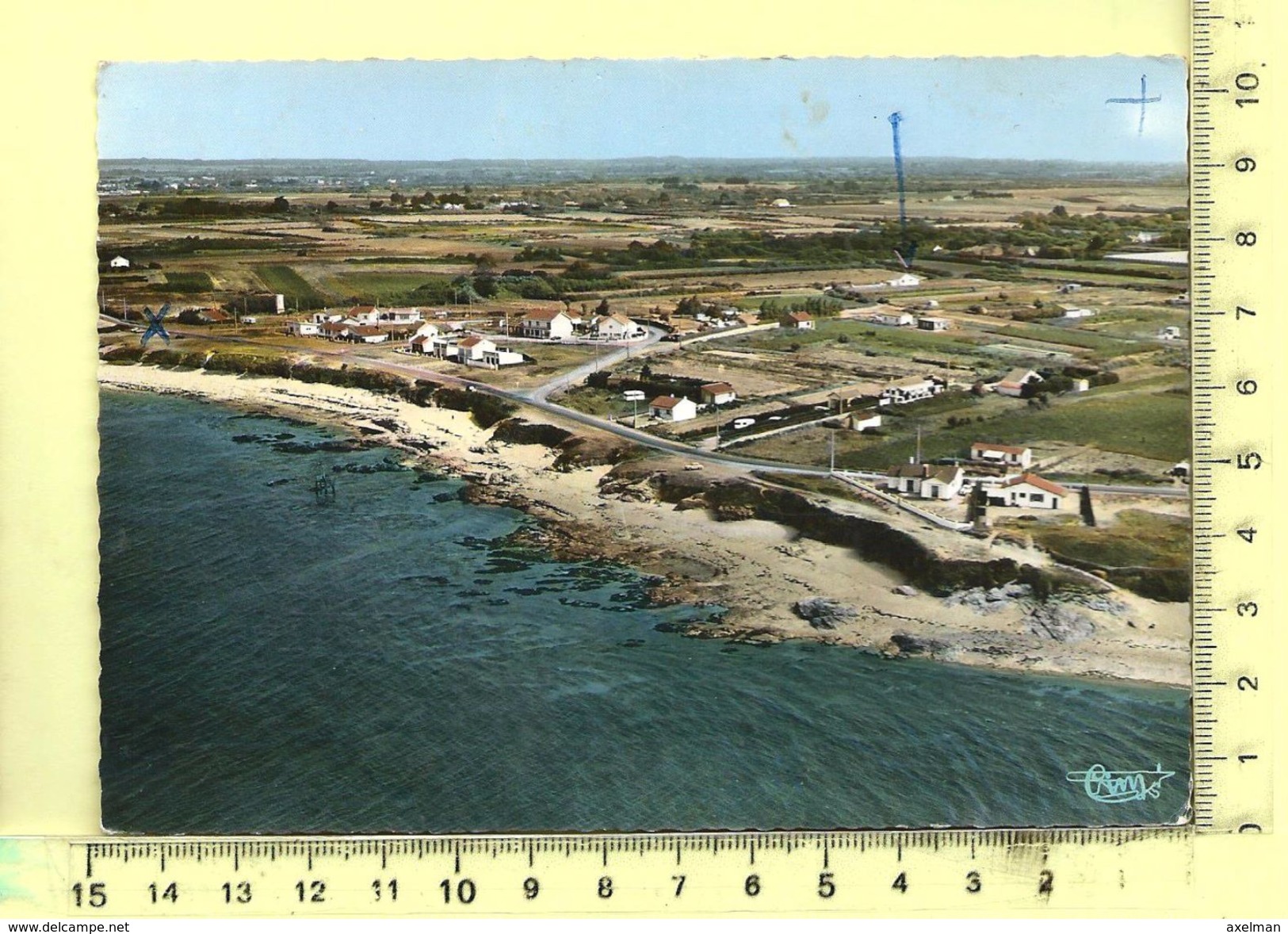 CPM, LA PLAINE-SUR-MER: Le Mouton, Vue Aérienne - La-Plaine-sur-Mer