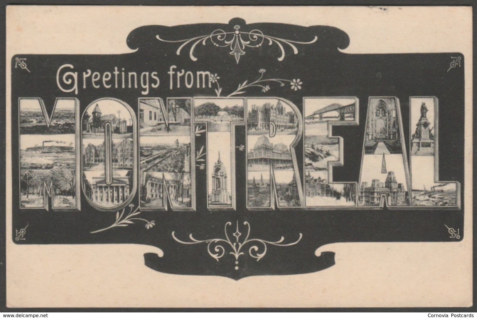 Greetings From Montreal, Quebec, C.1905-10 - Montreal Import Co Postcard - Montreal