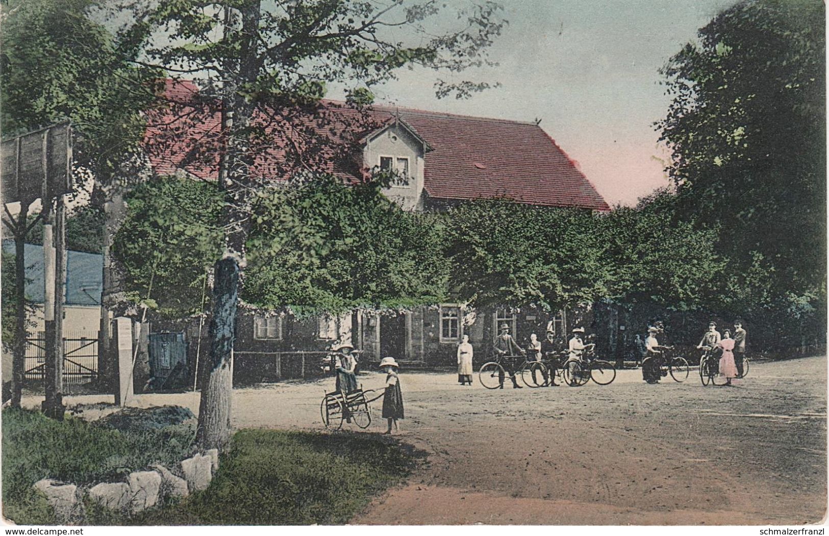 AK Gasthof Auer Bei Moritzburg Dippelsdorf Friedewald Bärnsdorf Reichenberg Radebeul Weinböhla Coswig Radeburg Dresden - Weinboehla