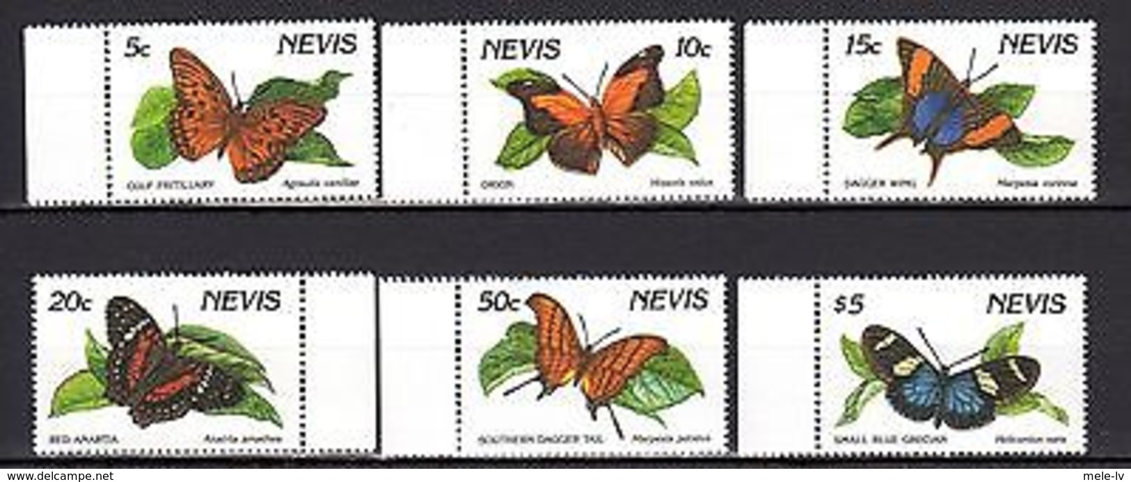 Nevis Butterflies MNH -(e-2) - Other & Unclassified