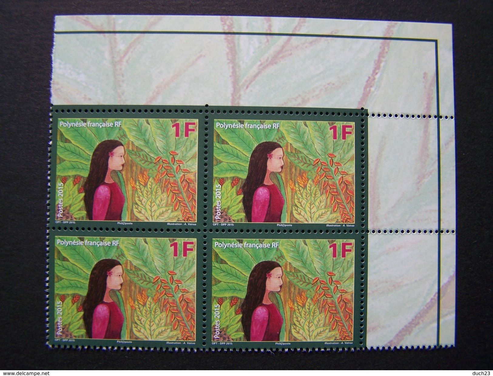 POLYNESIE FRANCAISE ANNEE 2015 NEUF** SANS CHARNIERE N° 1088 ESPOIR POUR L'AVENIR - Unused Stamps