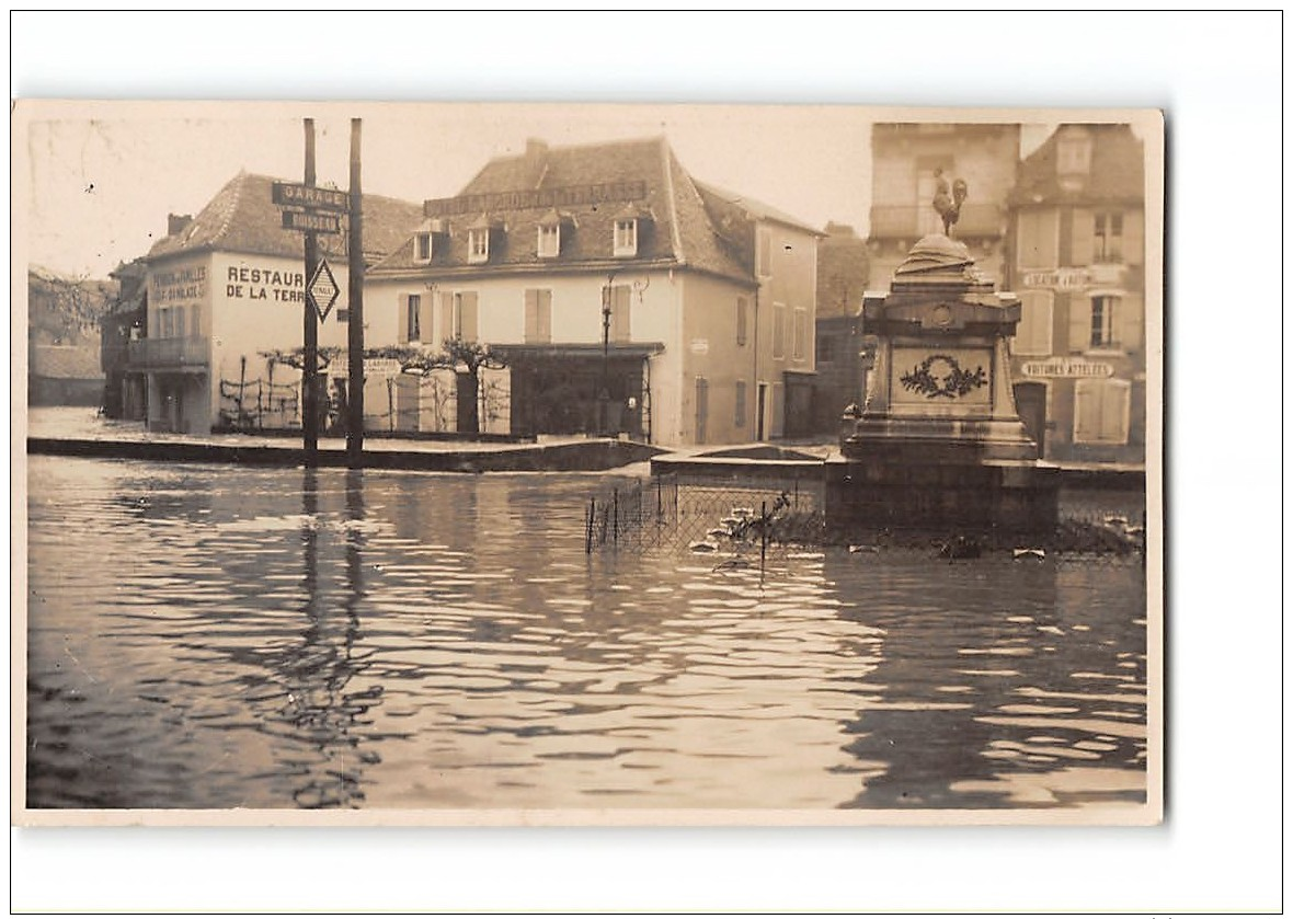 CPA 64 Carte Photo Salies De Bearn Mars 1930 Les Inondations Messy Photo - Salies De Bearn